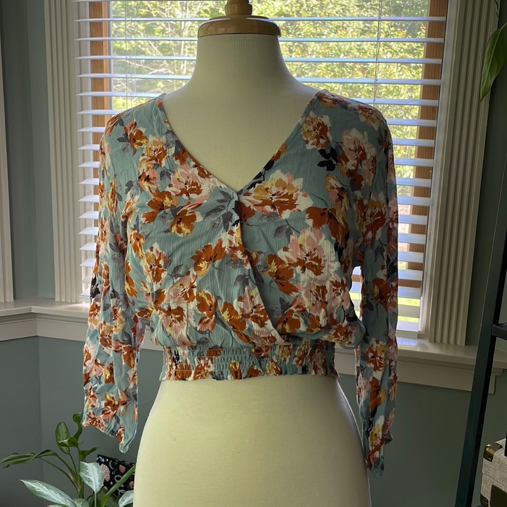 Miami floral blouse